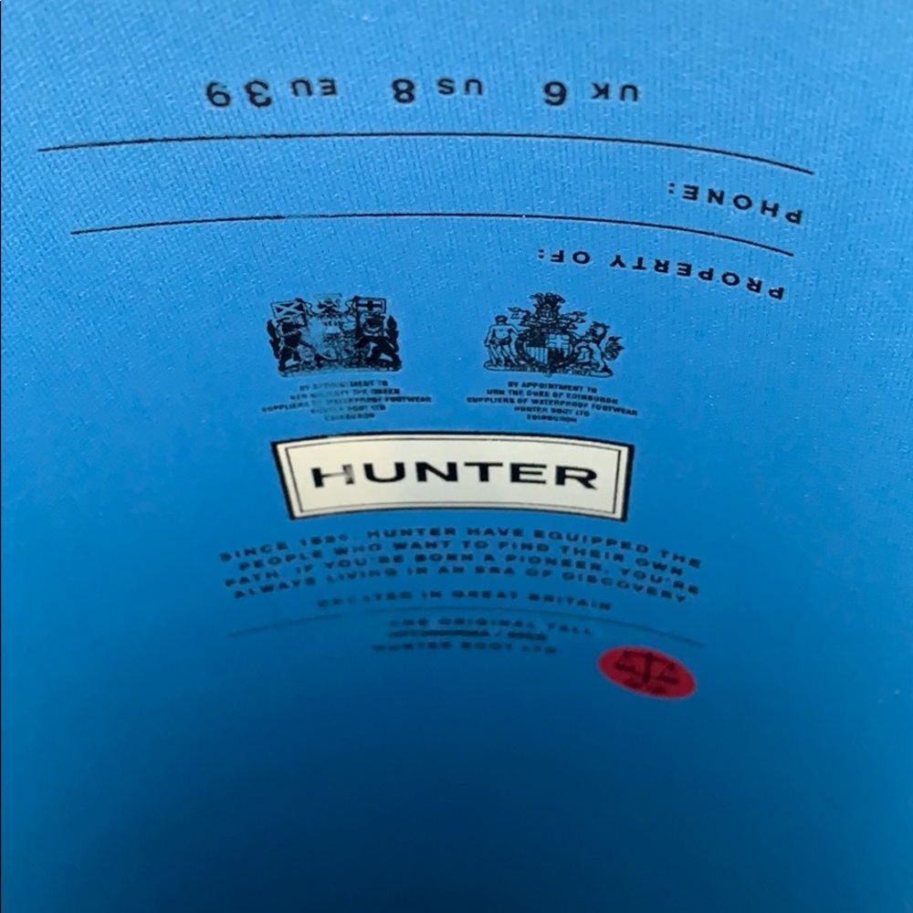 Hunter Original tall matte Rain boots - Picture 5 of 9